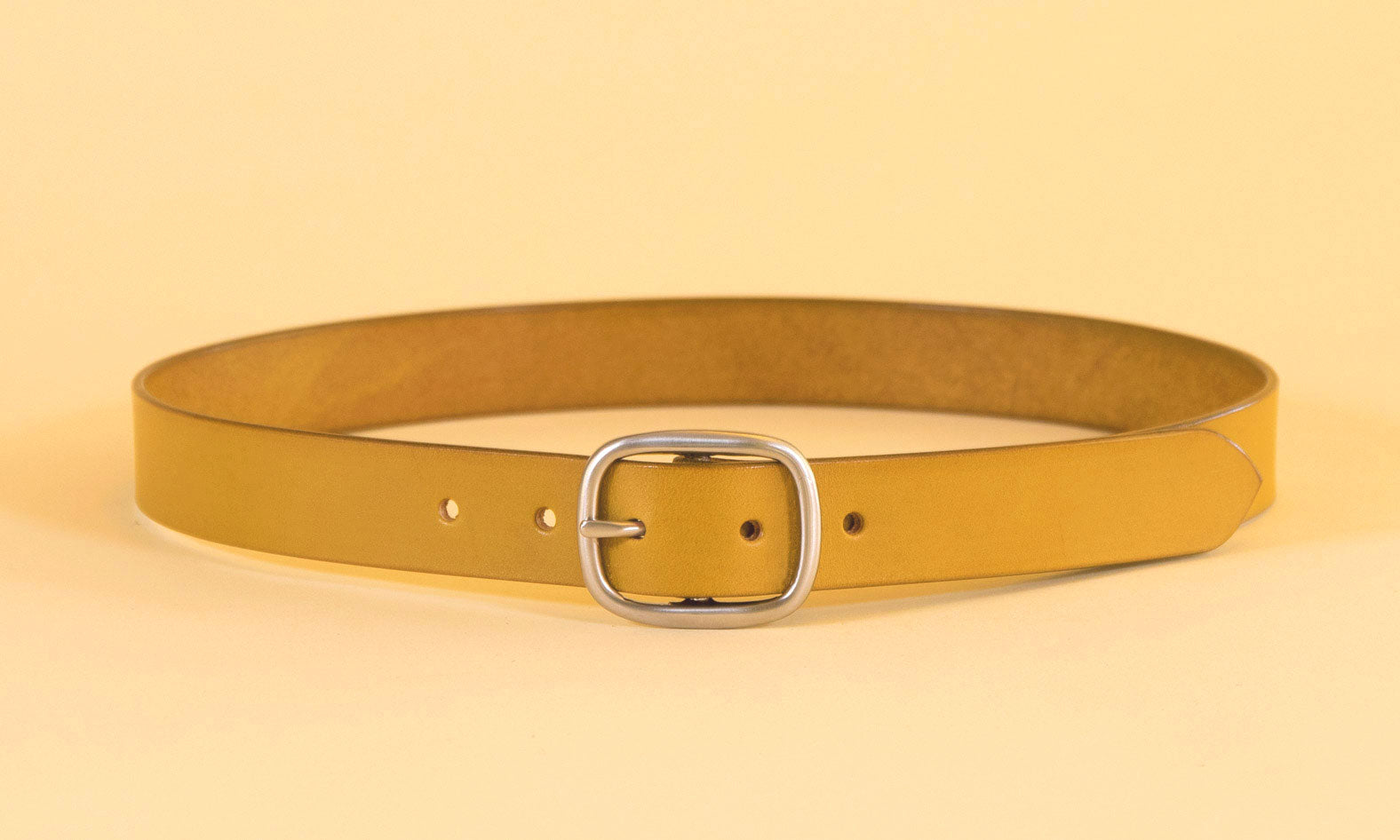 Golden Onyx Oval Belt Buckle / Leather Belt,NWT Women main image 4