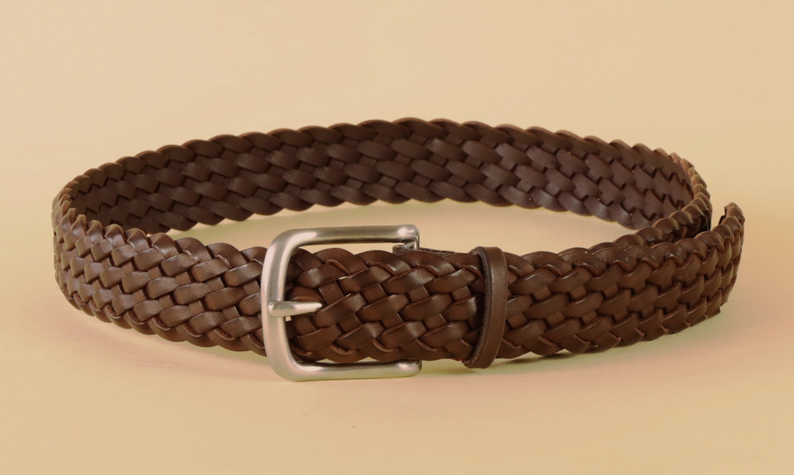 Leather Belt Limited Size 32 Large London Large Braided Paris New York Brown Charlie Braid Belt - Brown | Levi main image 2
